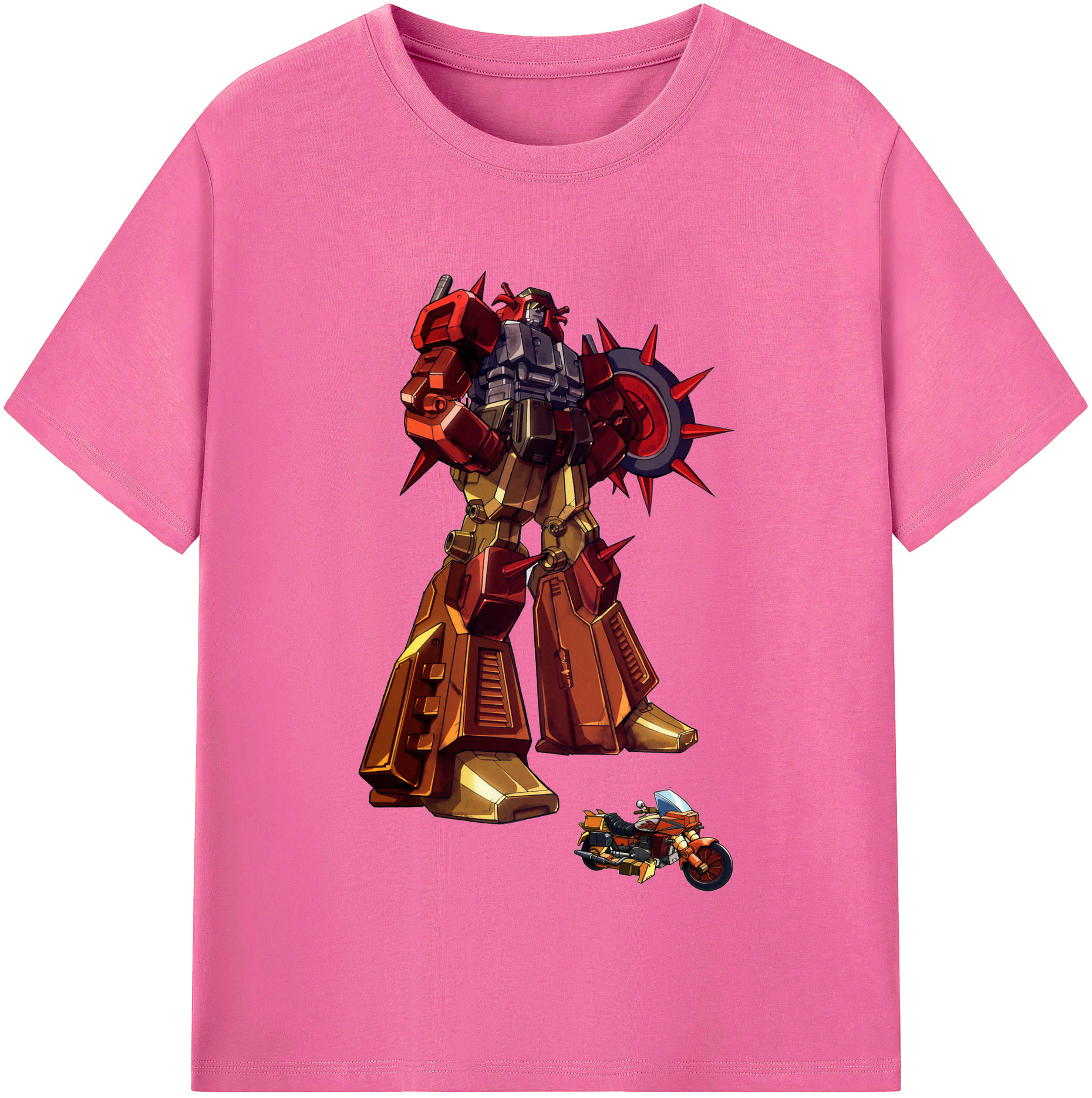 （画像用）  レディースカジュアルプリントTシャツ（綿100％）